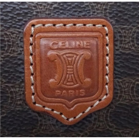 Celine Brown and Tan Satchel - Picture 6 of 10